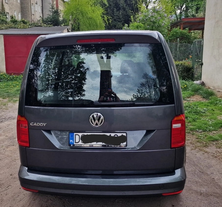 Volkswagen Caddy cena 88000 przebieg: 70000, rok produkcji 2018 z Wałbrzych małe 79